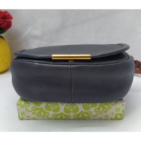 Marc By Marc Jacobs Gray Pebbled Leather Flap Closure Crossbody Bag - Picture 6 of 14